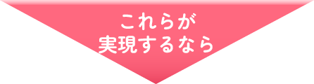 これらが実現するなら